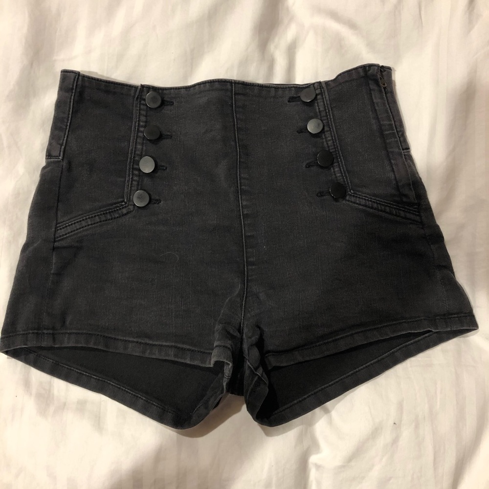 High-Waisted Sailor Girl Shorts